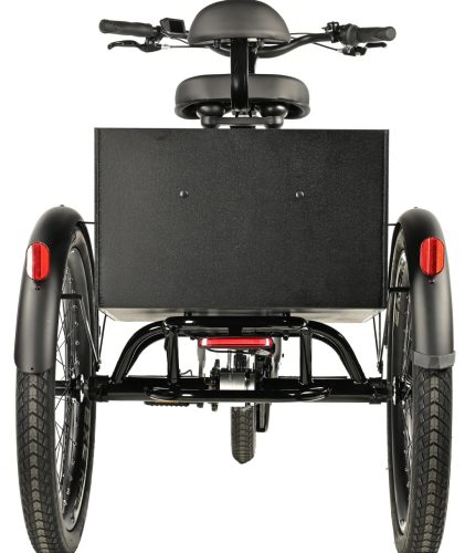 Elektromos kerékpár Leader Fox háromkerekű LOVELO, modell 2025 17,4 Ah / 626 Wh fekete