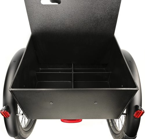 Elektromos kerékpár Leader Fox háromkerekű LOVELO, modell 2025 17,4 Ah / 626 Wh fekete