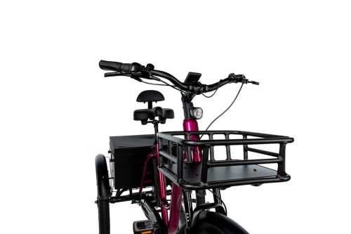 Elektromos kerékpár Leader Fox háromkerekű CURTIS, modell 2025 17,4 Ah / 626 Wh lila