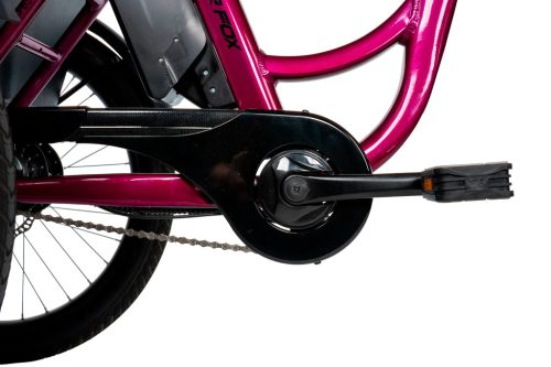Elektromos kerékpár Leader Fox háromkerekű CURTIS, modell 2025 17,4 Ah / 626 Wh lila