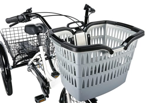 Leader Fox elektromos háromkerekű kerékpár BORMIO, 2025-ös modell, 518 Wh, fehér