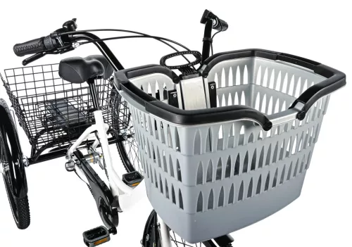 Leader Fox elektromos háromkerekű kerékpár BORMIO, 2025-ös modell, 518 Wh, fehér