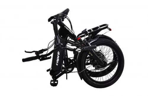 Capriolo E-BIKE Folding 20 M:2025 fekete elektromos kerékpár