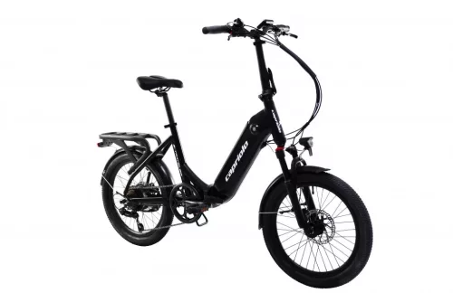 Capriolo E-BIKE Folding 20 M:2025 fekete elektromos kerékpár