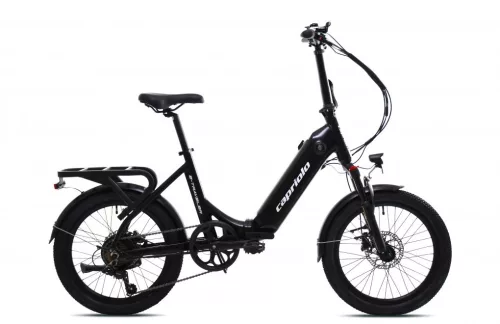Capriolo E-BIKE Folding 20 M:2025 fekete elektromos kerékpár