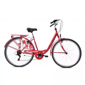 Capriolo Diana 28"/18" városi kerékpár piros