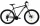 Capriolo OXYGEN 29"/21HT black white blue hegyi kerékpár, fekete