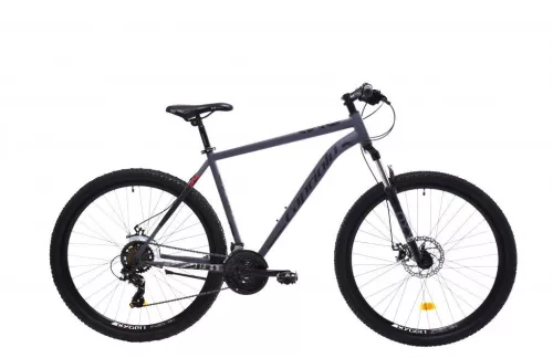 Capriolo OXYGEN 29"/21HT grey black red hegyi kerékpár, fekete