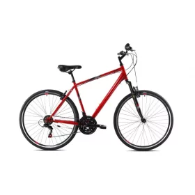   Capriolo SUNRISE MAN 20" trekking kerékpár, bordó és piros