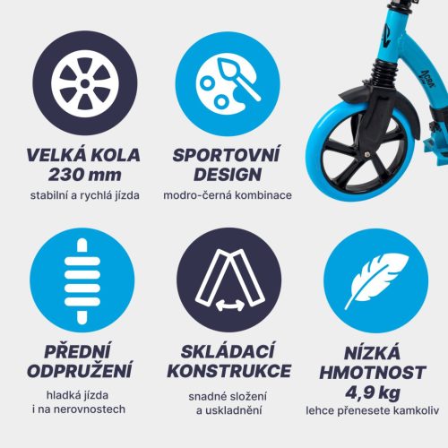 Scooter Acra Joy IMP összecsukható robogó