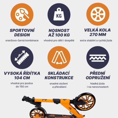 Acra Joy Stinger összecsukható robogó