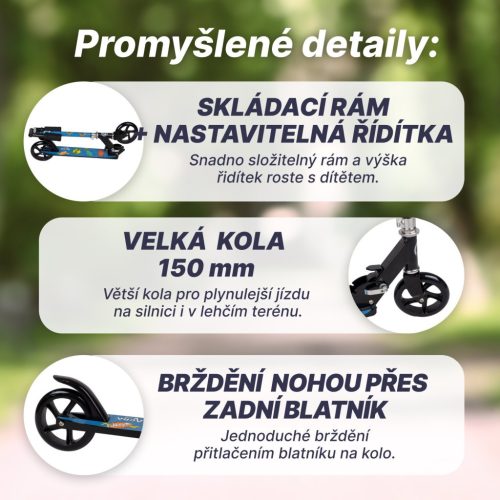 Acra Joy Superhero roller 9 éves korig