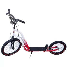   KUBIsport Storm roller felfújható 20/16" kerekekkel, fehér-piros