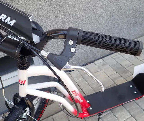 KUBIsport Storm roller felfújható 20/16" kerekekkel, fehér-piros