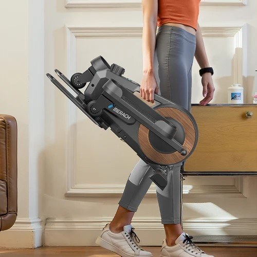 Merach E43B1 elliptikus tréner, elektromos mini stepper, 8 program