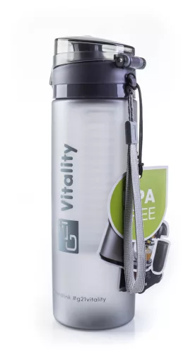 Sticlă G21 pentru smoothie/suc, 600 ml, gri gheață