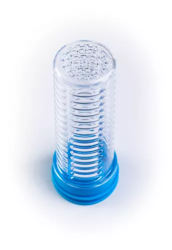 Sticlă G21 pentru smoothie/suc, 600 ml, albastru glacial
