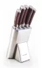 Set de 5 cuțite G21 Gourmet Steely + suport din oțel inoxidabil