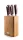 Set de cuțite G21 Gourmet Nature, 5 piese - cu suport din bambus
