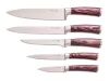 Set de cuțite G21 Gourmet Nature, 5 piese - cu suport din bambus