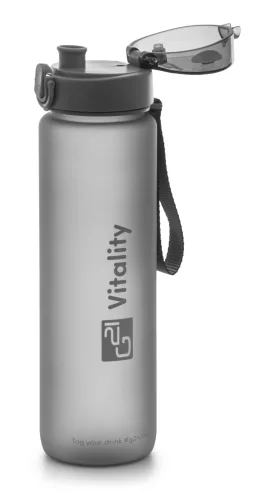 Sticlă de băut G21, 1000 ml, gri gheață