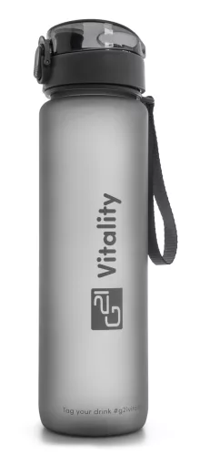 Sticlă de băut G21, 1000 ml, gri gheață