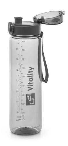 Sticlă de băut G21, 1000 ml, gri