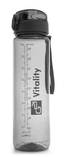 Sticlă de băut G21, 1000 ml, gri