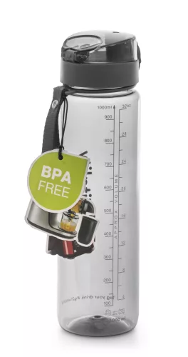 Sticlă de băut G21, 1000 ml, gri