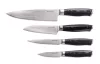 Set de cuțite G21 Gourmet Damasc din bloc de bambus 4 buc + piatră de ascuțit