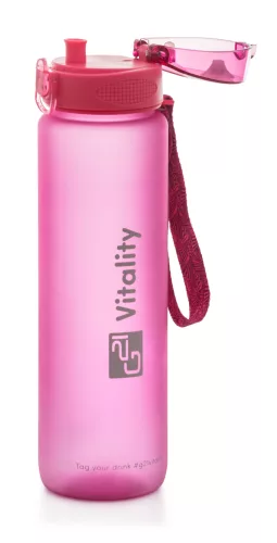 Sticlă de băut G21, 1000 ml, roz