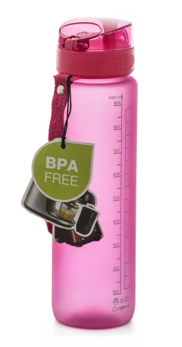 Sticlă de băut G21, 1000 ml, roz