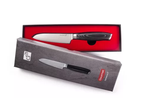 Cuțit Santoku G21 Gourmet Damasc, 13 cm