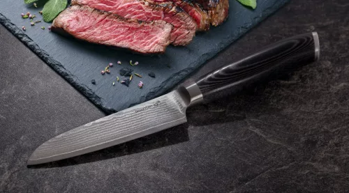 Cuțit Santoku G21 Gourmet Damasc, 13 cm