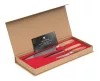 Set de 3 cuțite G21 Gourmet Damasc, cutie mică, cu mâner din lemn de zebrano
