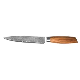 Cuțit G21 Gourmet Damasc 18 cm, mâner din lemn de zebrano