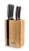Set cuțite G21 Gourmet Rustic 5 buc + suport pentru cuțite din bambus