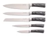 Set cuțite G21 Gourmet Stone 5 buc + suport pentru cuțite din bambus