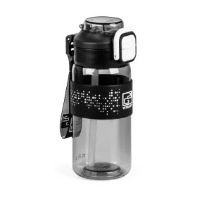 Sticlă de băut G21 600 ml, 2 în 1, gri