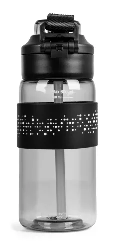 Sticlă de băut G21 600 ml, 2 în 1, gri