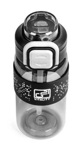 Sticlă de băut G21 600 ml, 2 în 1, gri