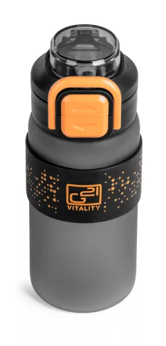 Sticlă de băut G21 600 ml, 2 în 1, gri gheață