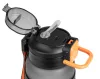 Sticlă de băut G21 600 ml, 2 în 1, gri gheață
