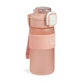Sticlă de băut G21 600 ml, 2 în 1, roz gheață