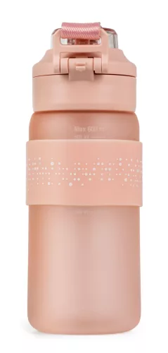 Sticlă de băut G21 600 ml, 2 în 1, roz gheață