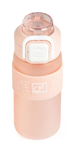 Sticlă de băut G21 600 ml, 2 în 1, roz gheață