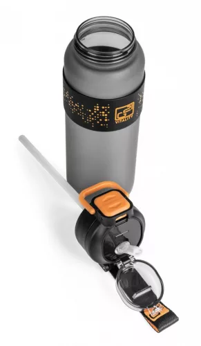 Sticlă de băut G21 1000 ml, 2 în 1, gri gheață