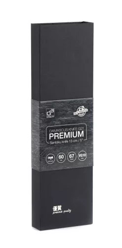 Cuțit Santoku Premium Damasc G21, 13 cm