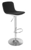 Barhocker G21 Lima, schwarz, Stoff