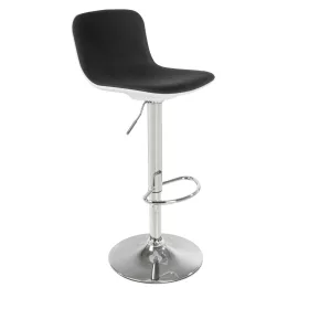 Barhocker G21 Lima, schwarz, Stoff